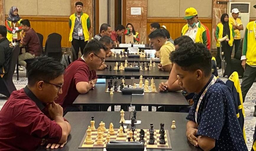 cabor Catur hari terakhir pertandingan ajang Porwil Sumatera XI-2023
